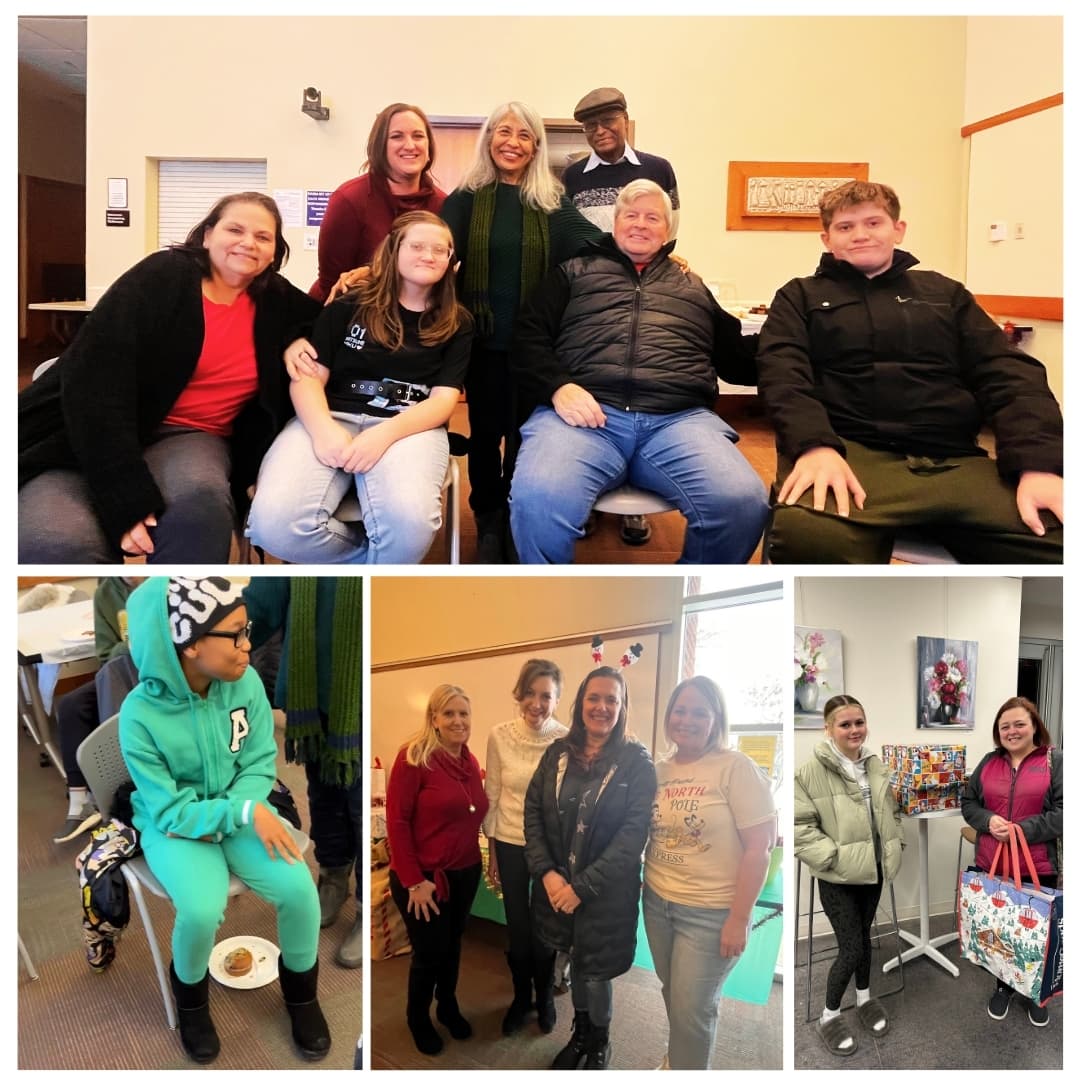 Holiday giving event