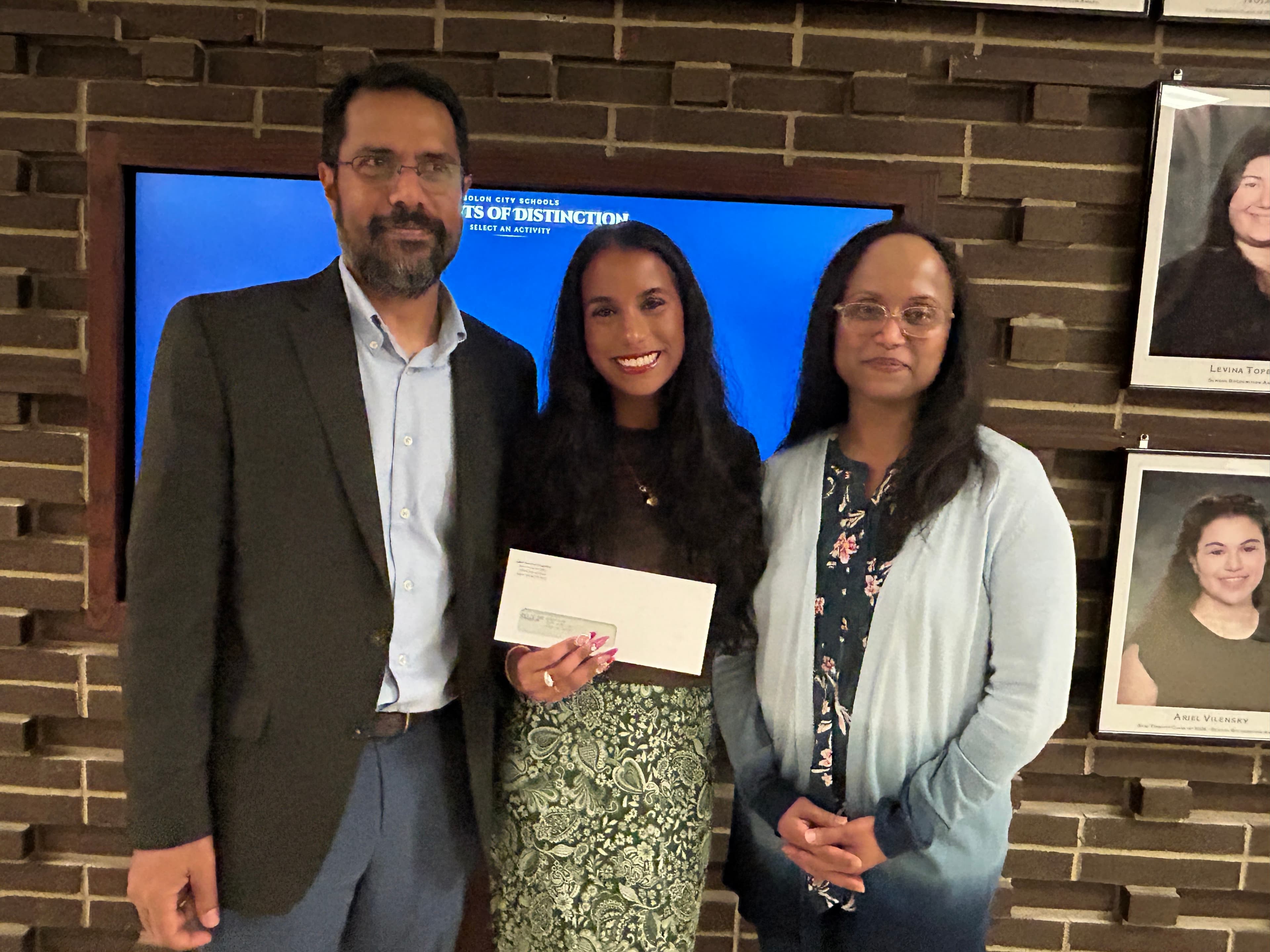 Maya Nayar Scholarship 2026 at Solon High School Awards Program