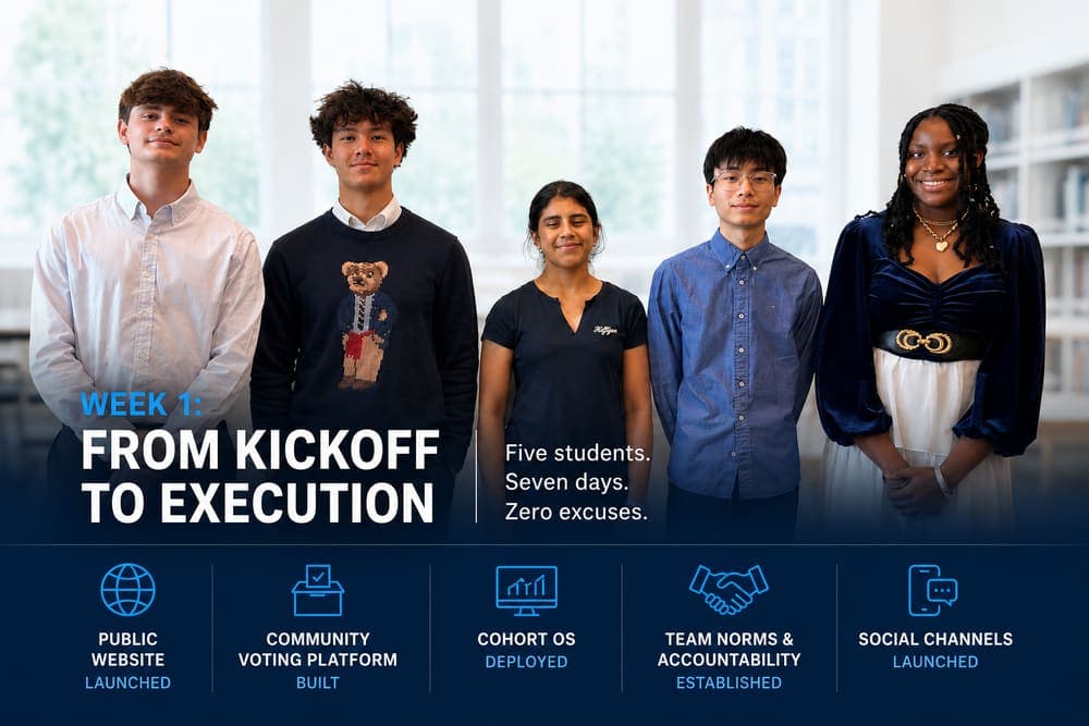 Student Civic Leaders Week 1 recap