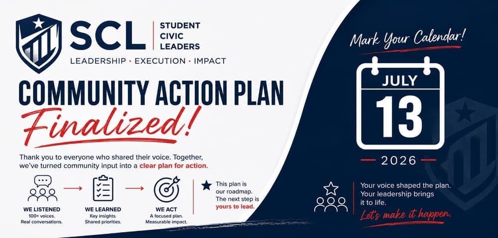Community Action Plan Finalized event calendar image