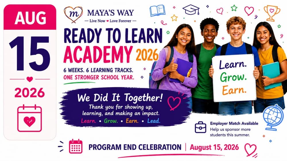 Ready to Learn Academy close event calendar image