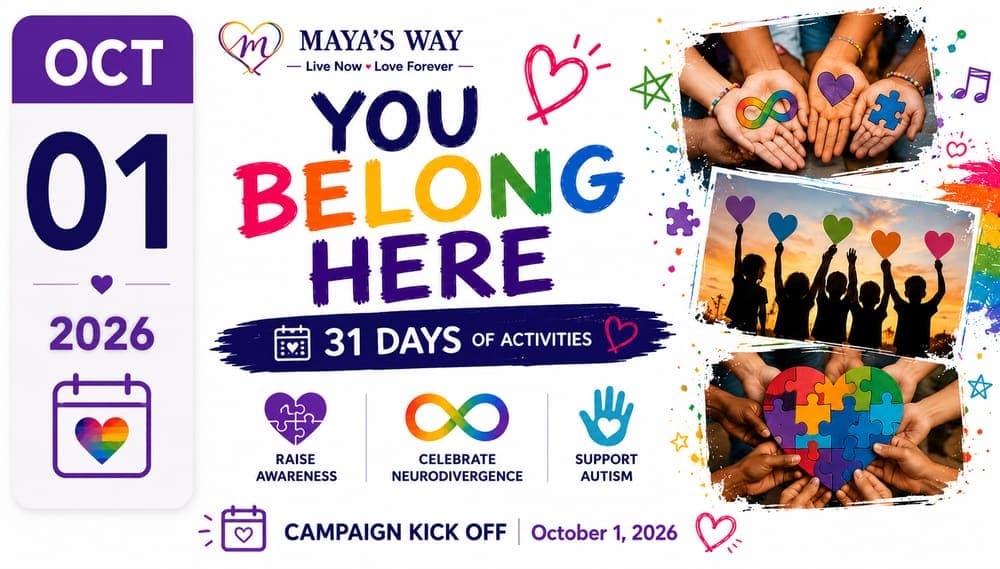 You Belong Here campaign kick off event calendar image