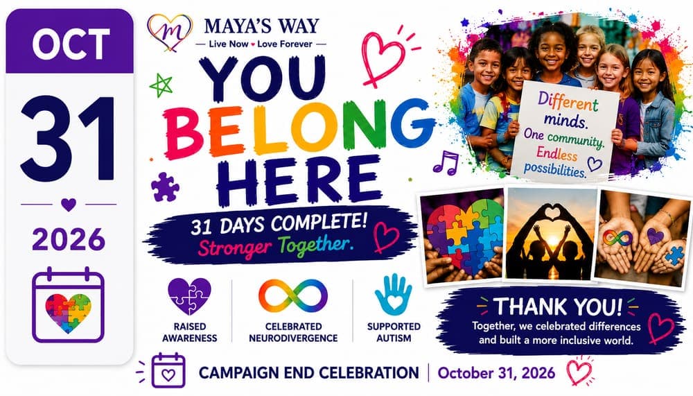 You Belong Here campaign close event calendar image