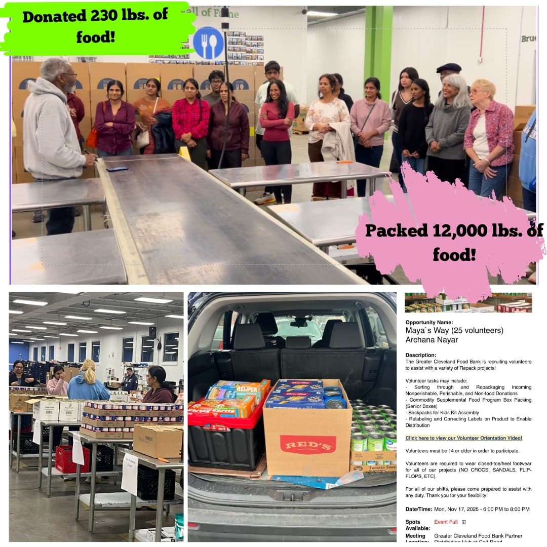 Volunteers working together at food bank