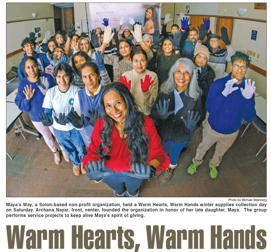 Solon Times article image for Warm Hearts, Warm Hands
